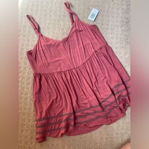 Torrid Pink NWT Baby doll top
